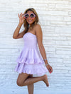 LAVENDER TIERED SKIRT (set sold separately)